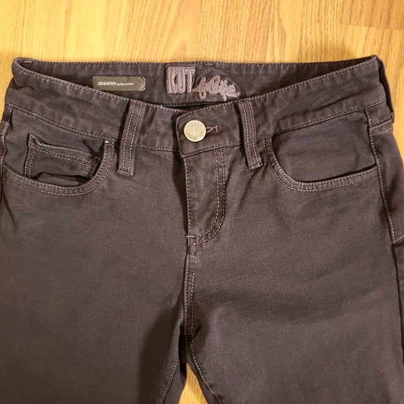 Kut from the Kloth Denim - KUT Jennifer Ultra Skinny black Jeans